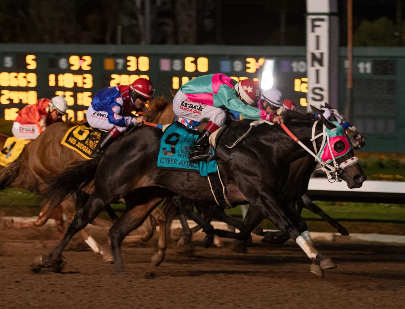 Los Alamitos Two Million Futurity final Cyber Attack finishes ahead of Jeriko