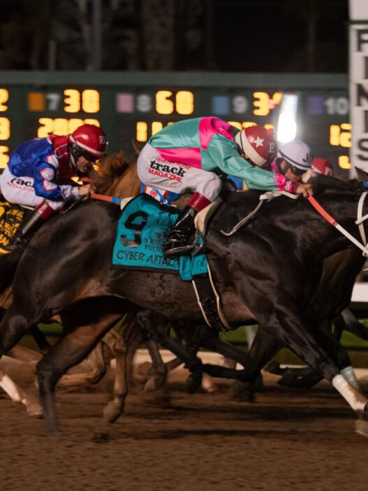 Los Alamitos Two Million Futurity final Cyber Attack finishes ahead of Jeriko